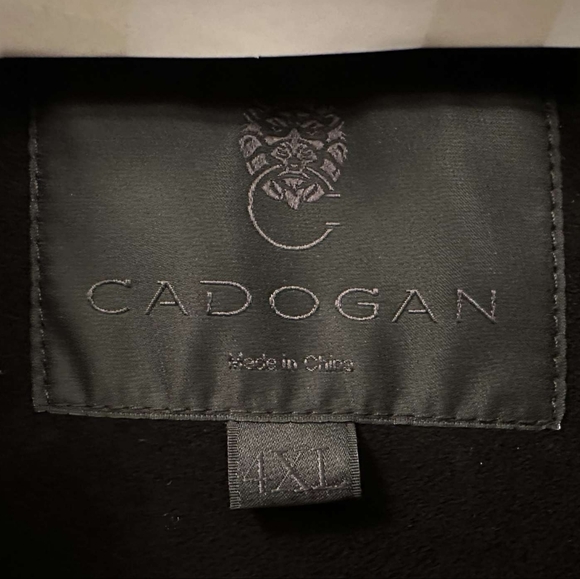 NWOT Cadogan Apollo Leather Jacket - US XXL, Black/Red - Picture 4 of 8